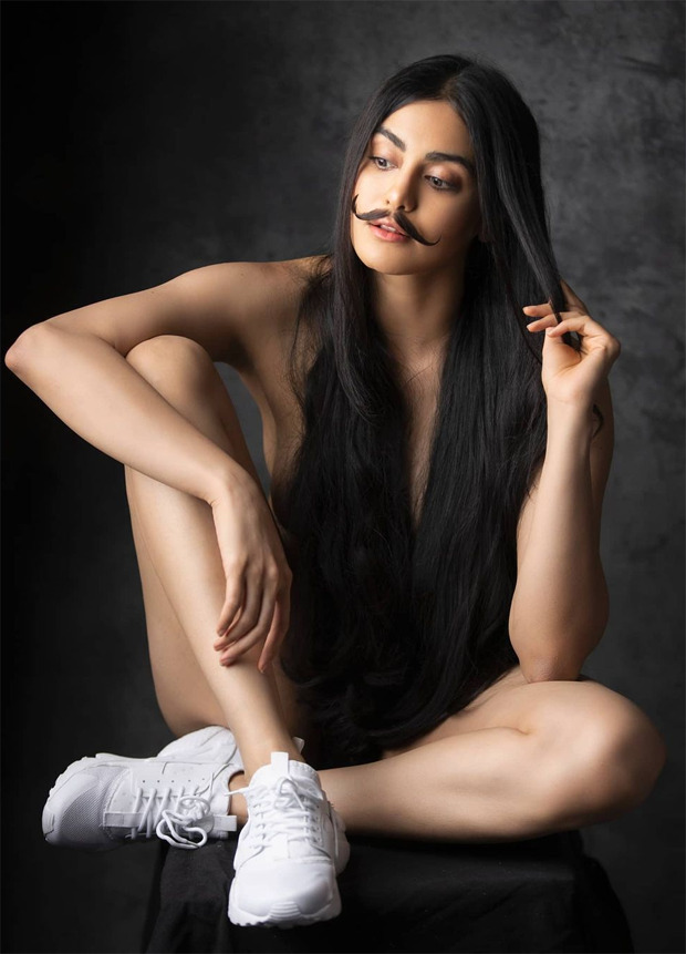 Pictures Adah Sharma Goes Topless In Her Latest Photoshoot Sports A Moustache Bollywood News