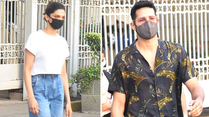 Deepika Padukone and Siddhant Chaturvedi spotted at Gateway of India