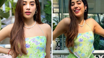 Janhvi Kapoor opts for budget friendly scarf top and cropped green pants that cost around Rs. 8.2k as she films for What Women Want