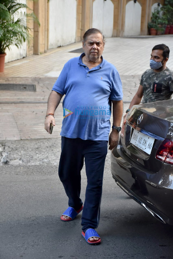Photos: David Dhawan snapped at Manish Malhotra’s store in Khar