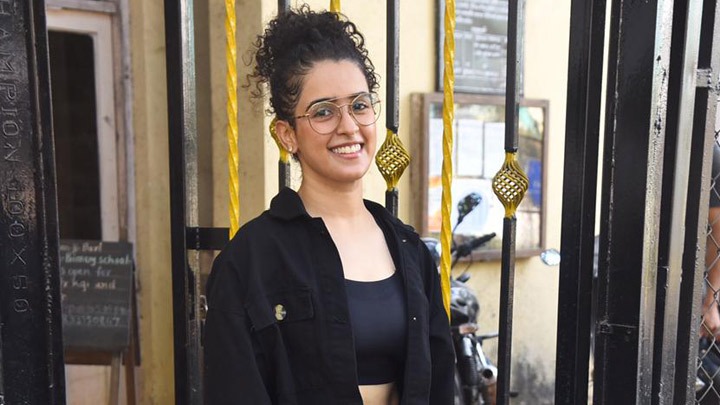Sanya Malhotra spotted at Gym Khar Sanya Malhotra spotted at Gym Khar