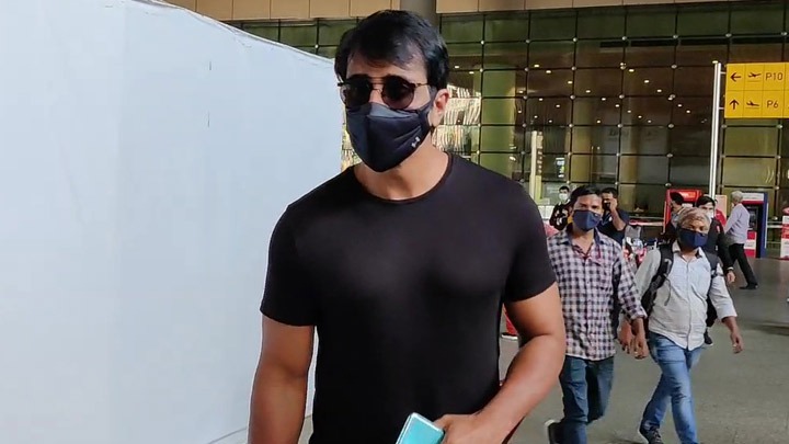 Sonu Sood spotted at Airport Sonu Sood spotted at Airport