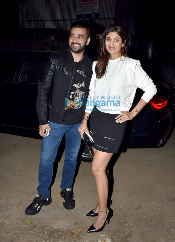 Photos: Shilpa Shetty and Raj Kundra snapped at Mizu restaurant in Bandra