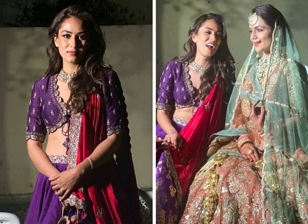 mira rajput lehenga