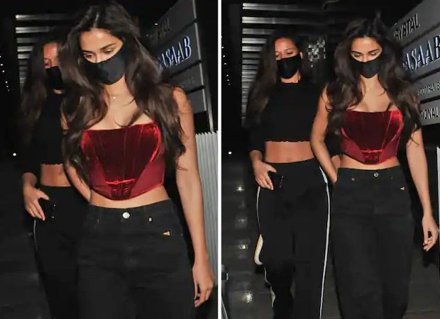 Disha Patani follows Bridgerton regencycore style and steps out in brown corset for Tiger Shroff’s birthday dinner: Bollywood News
