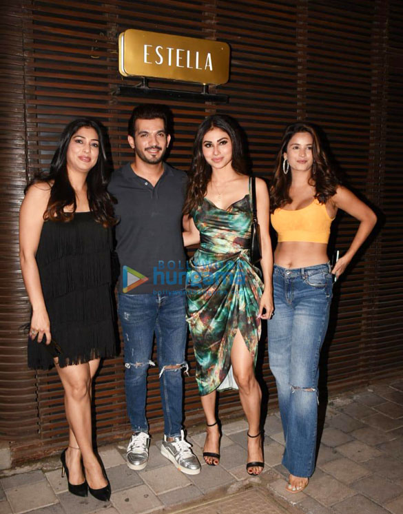 Photos: Mouni Roy, Arjun Bijlani and others snapped at Estella in Juhu