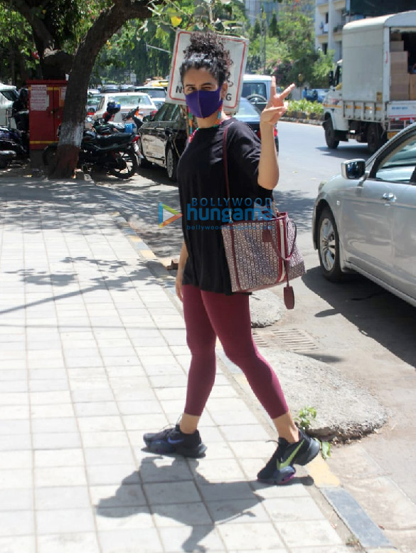 Photos: Sanya Malhotra spotted at Foodhall in Bandra