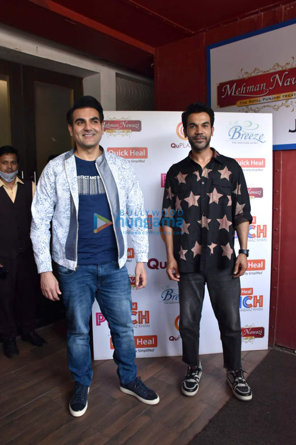 Photos: Rajkummar Rao snapped on sets of Arbaaz Khan’s chat show in Juhu