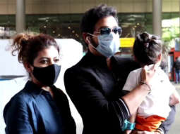 Spotted – Ekta Kapoor, Shreyas Talpade with family at Airport