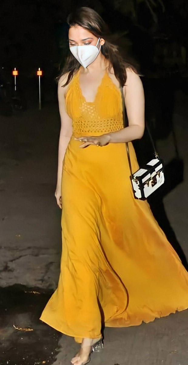 तमन्नाह भाटिया गर्मियों में खिंचाव सेट करती हैं और चमकीले पीले मैक्सी ड्रेस में रेडिएशन करती हैं 