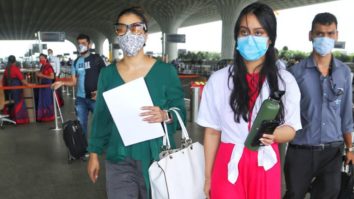 Kajol with her daughter spotted at Airport