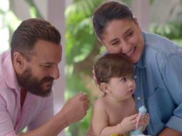 ADORABLE: Saif Ali Khan and Kareena Kapoor Khan shoot for a new TVC with a little baby