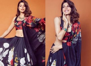 Jacqueline Fernandez poses in a floral print lehenga worth Rs. 55,000