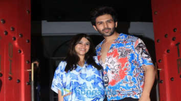 Photos: Kartik Aaryan, Ekta Kapoor and others snapped at the wrap-up party of the film Freddy at Tori