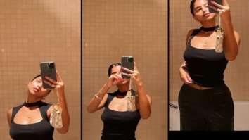 Suhana Khan makes a statement in all-black sexy outfit, carries a Louis Vuitton bag worth Rs. 56,000