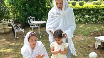 Sharmila Tagore, Soha Ali Khan and Inaaya visit Mansoor Ali Khan Pataudi’s grave on his 10th death anniversary Sharmila Tagore, Soha Ali Khan and Inaaya visit Mansoor Ali Khan Pataudi’s grave on his 10th death anniversary