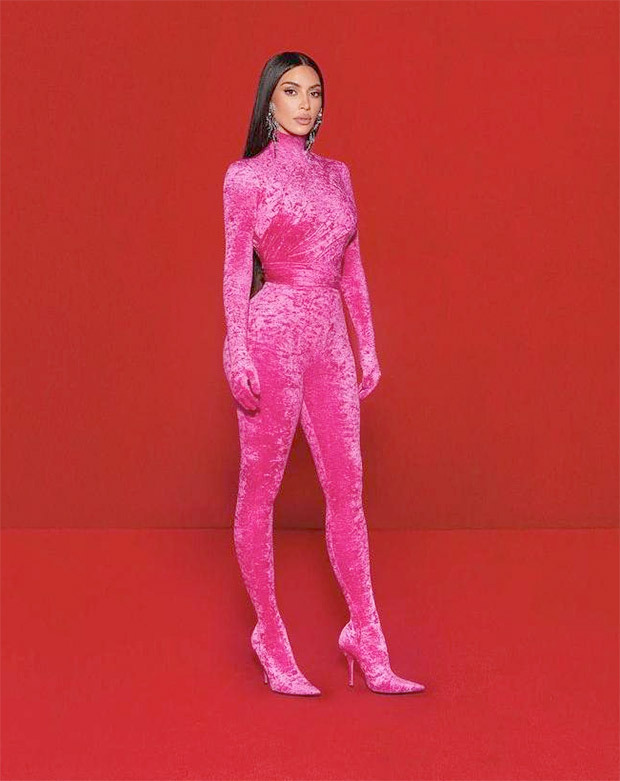 Kim Kardashian runs a case for pink as 
