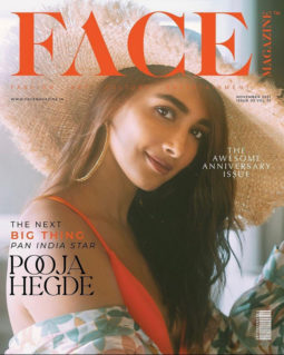 Photos of Pooja Hegde on the cover of Face magazine