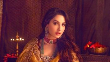 Nora Fatehi amps up glam quotient in a stunning embroidered lehenga for Diwali