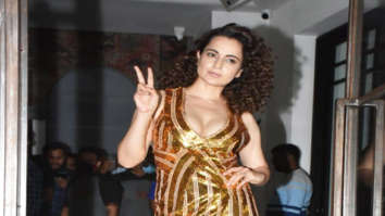 Photos: Kangana Ranaut snapped attend the wrap up part of the film Tejas