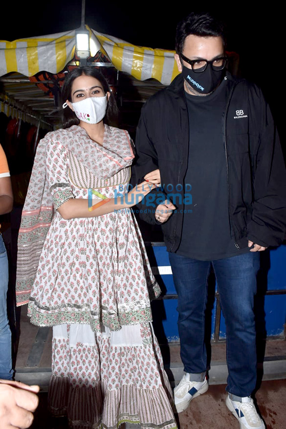 Photos: Sara Ali Khan and Dinesh Vijan snapped at Versova Jetty