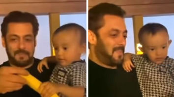 Salman Khan’s niece Ayat gets excited, cheers delightfully as they feed the monkey together
