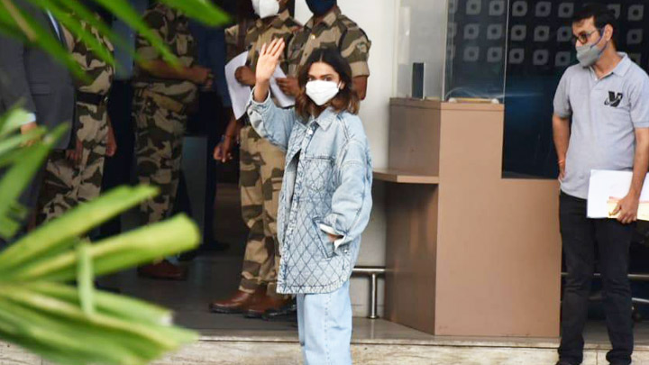 Spotted: Deepika Padukone at Private Airport in Mumbai