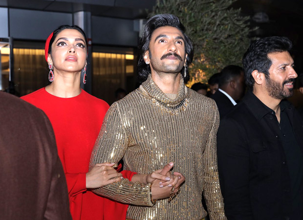 Ranveer Singh, Deepika Padukone and Kabir Khan watch the 83 trailer that lights up Burj Khalifa