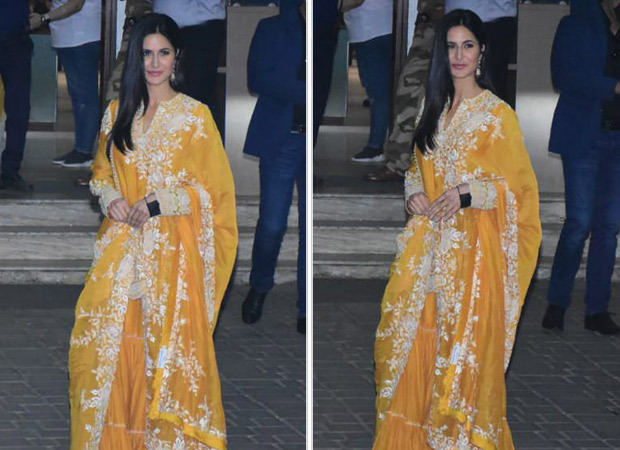 Katrina Kaif-Vicky Kaushal: Bride-to-be Katrina wore golden juttis worth Rs. 4000 with the word BRIDE embroidered on it : Bollywood News - Vimarsana News