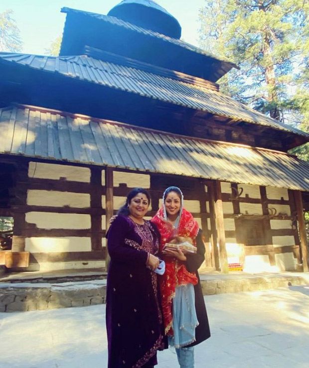 Yami Gautam visits the Hidimba Devi temple in Manali with her mom