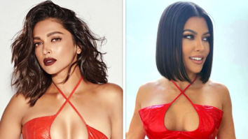 FASHION FACE-OFF: Deepika Padukone or Kourtney Kardashian – Who wore cross neck bold red latest dress better? 