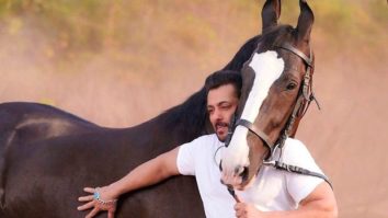 Salman Khan strikes a pose with a horse, see photo