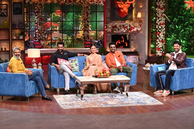 The Kapil Sharma Show: Kapil mocks his own English after meeting RRR stars Jr. NTR, Ram Charan, Alia Bhatt and SS Rajamouli