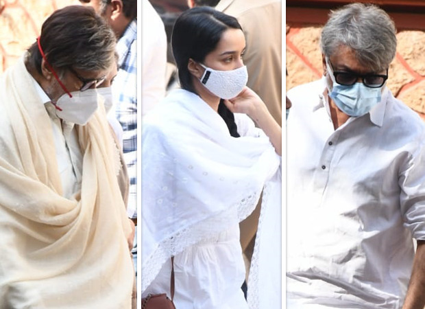 RIP Lata Mangeshkar: Amitabh Bachchan, Shraddha Kapoor, Sanjay Leela Bhansali, Anupam among others arrive at singer's residence to pay last respects 