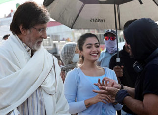 Amitabh Bachchan shares a picture with ‘Pushpa’ Rashmika Mandanna from the sets of the film Goodbye