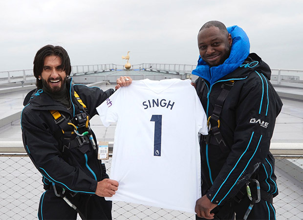 Ranveer Singh acknowledged as Number 1 by football icon Ledley King thumbnail