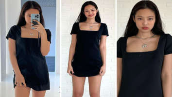 BLACKPINK’s Jennie mesmerises in little black dress with Balenciaga crocs worth Rs. 52,375