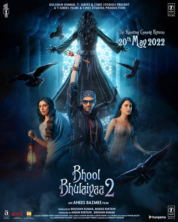 Kartik Aaryan, Kiara Advani and Tabu starrer Bhool Bhulaiyaa 2 trailer releases on April 26