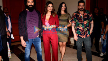 Photos: Yash, Srinidhi Shetty, Sanjay Dutt and Raveena Tandon spotted during the promotions of K.G.F – Chapter 2 at JW Marriott in Mumbai