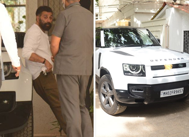 Sunny Deol snapped with his new Land Rover Defender worth over Rs. 1 cr!