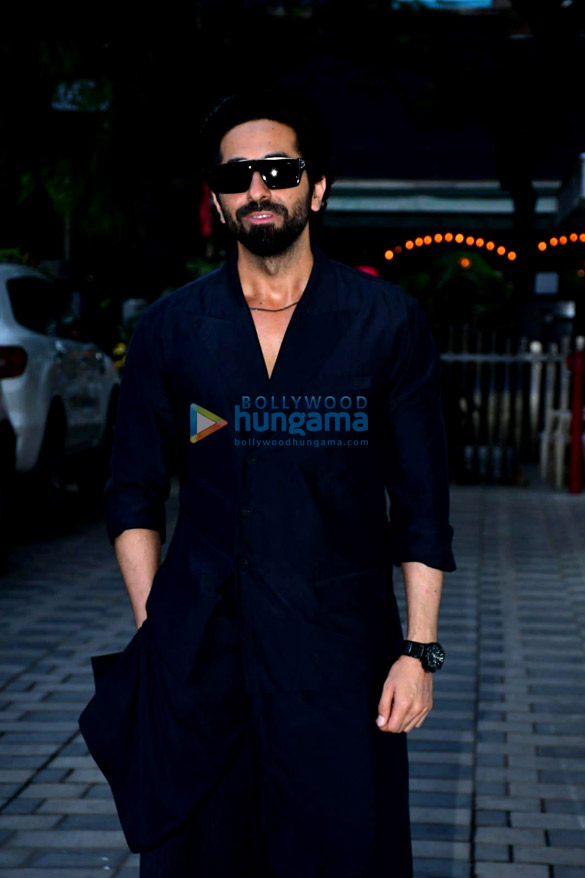 Photos: Ayushmann Khurrana snapped during the promotions of Anek