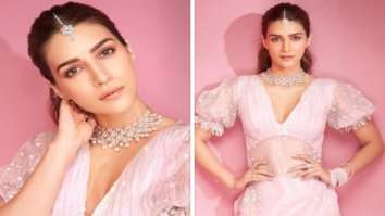 Kriti Sanon’s pastel pink sharara set worth Rs. 1.7 lakh is perfect pick for summer weddings