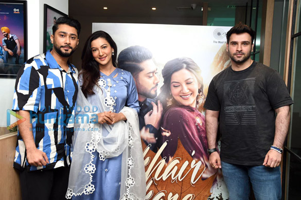 Photos: Gauahar Khan and Zaid Darbar snapped during the promotions of their music video ‘Khair Kare’