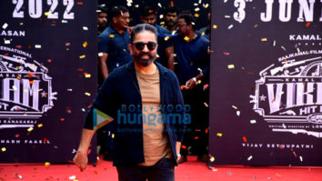 Photos: Kamal Haasan snapped at promotions of Vikram at PVR, City Mall in Andheri