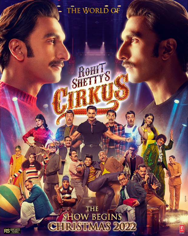 Ranveer Singh and Rohit Shetty's Cirkus to release on December 23, 2022; first look poster confirms double role