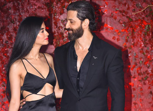 Hrithik Roshan and Saba Azad twin in black as they make red carpet debut as a couple at Karan Johar's 50th birthday bash 