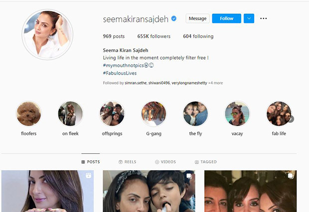Seema Khan changes her name on Instagram after she and Sohail Khan file for divorce