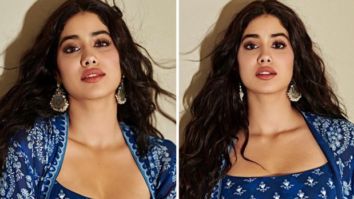 Janhvi Kapoor’s blue printed sharara set worth Rs.35k for promoting Good Luck Jerry is worth a steal!