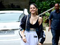 Photos: Alaya F snapped at a dance class in Andheri
