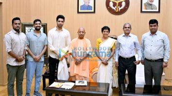 Photos: Chief Minister of UP Yogi Adityanath meets the team of Major